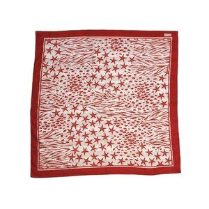 Vintage Symphony Scarf Italy 34"x35" Retro Shawl Wrap Sarong Nautical Coastal